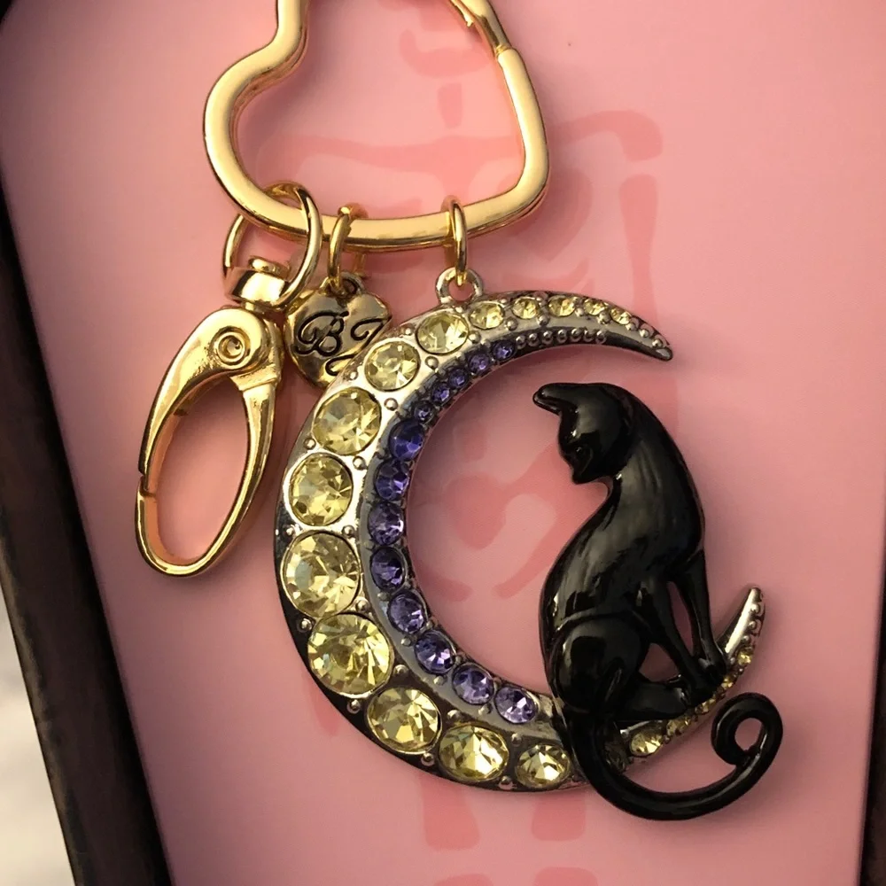 Betsey Johnson polished gold
